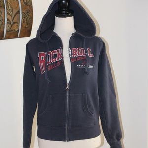 Rock and Roll Hall of Fame, Champion hoodie  sweatshirt. UNISEX